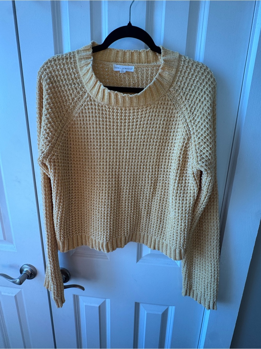 Cozy Textured Crewneck Sweater - Cream